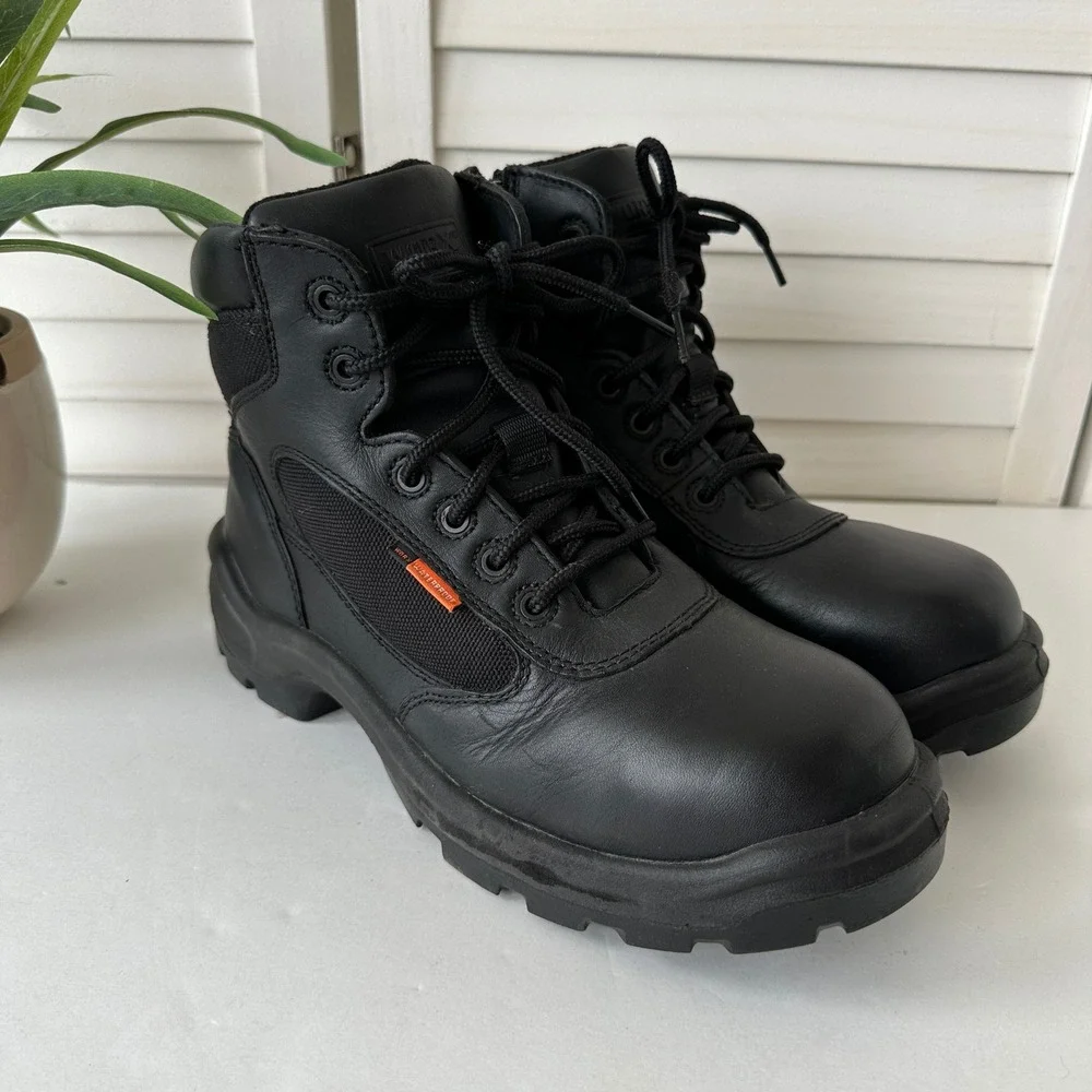 Worx Red Wing Electrum 5611 Mens 8.5 M Waterproof Safety Toe Side Zip Work Boots